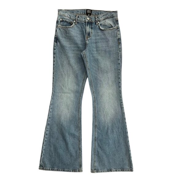 BDG  Light Wash Flare Jeans Size 28 Boho‎ Western Bell Bottom Cowgirl Rodeo - Picture 1 of 13